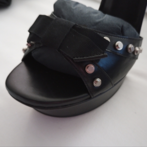 Saint Laurent 105mm Alice Bow Sandals Women's Size: E-35/US-5 - Picture 11 of 15